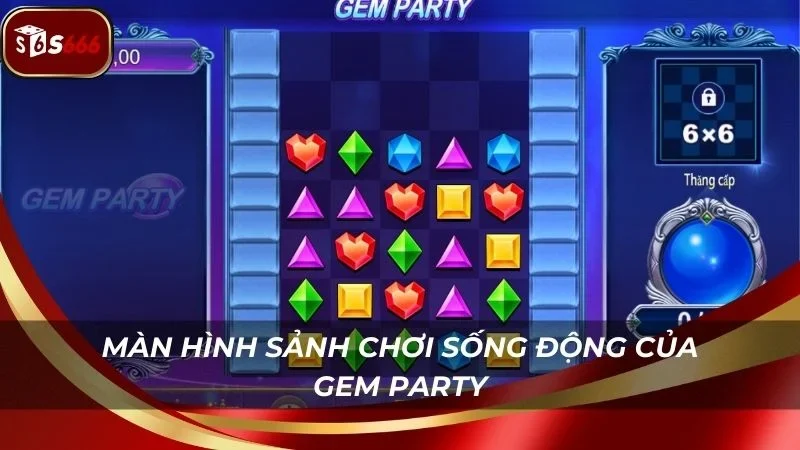 Màn hình ảnh chơi sống động với nhiều màu sắc